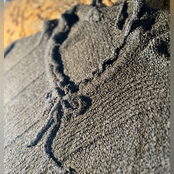 BELLA BERRY AGRAY NITTED PONCHO - Picture 7 of 7